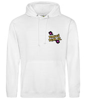 Arctic white hoodie, front